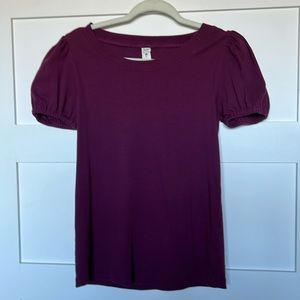 Kate Quinn Organic Cotton Shirt with Puffed Sleeves